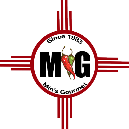 Min's Gourmet Red Spice Banner + Logo