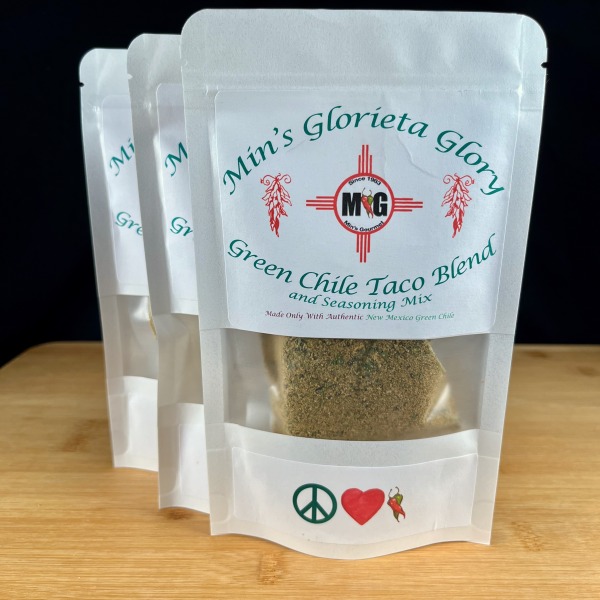 3-Packs - Min's Glorieta Glory Green Chile Taco Blend - 3 Pack