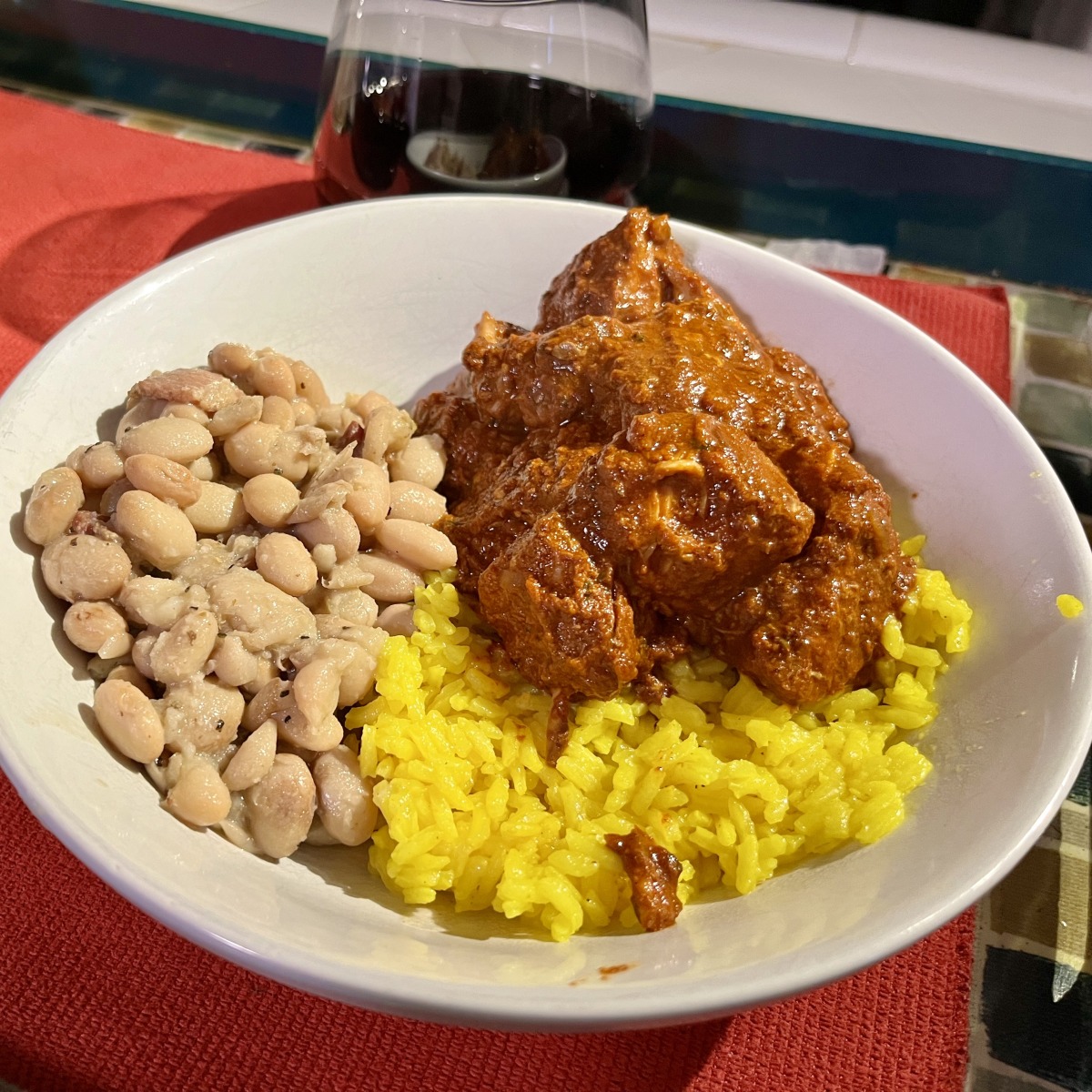 Min's Carne Adovada in a Meal