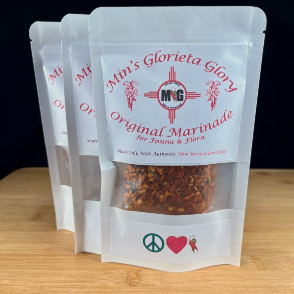 See also Min's ORIGINAL Glorieta Glory Marinade - 3 Pack